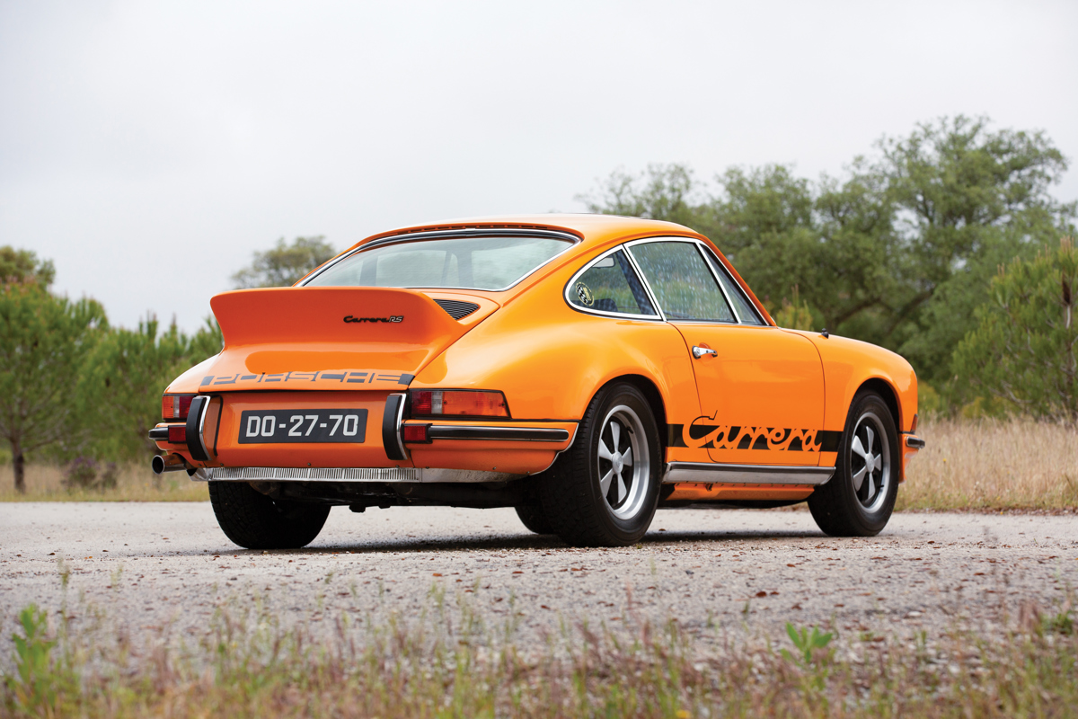1973 Porsche 911 Carrera RS 2.7 Touring offered at RM Sotheby’s The Sáragga Collection live auction 2019